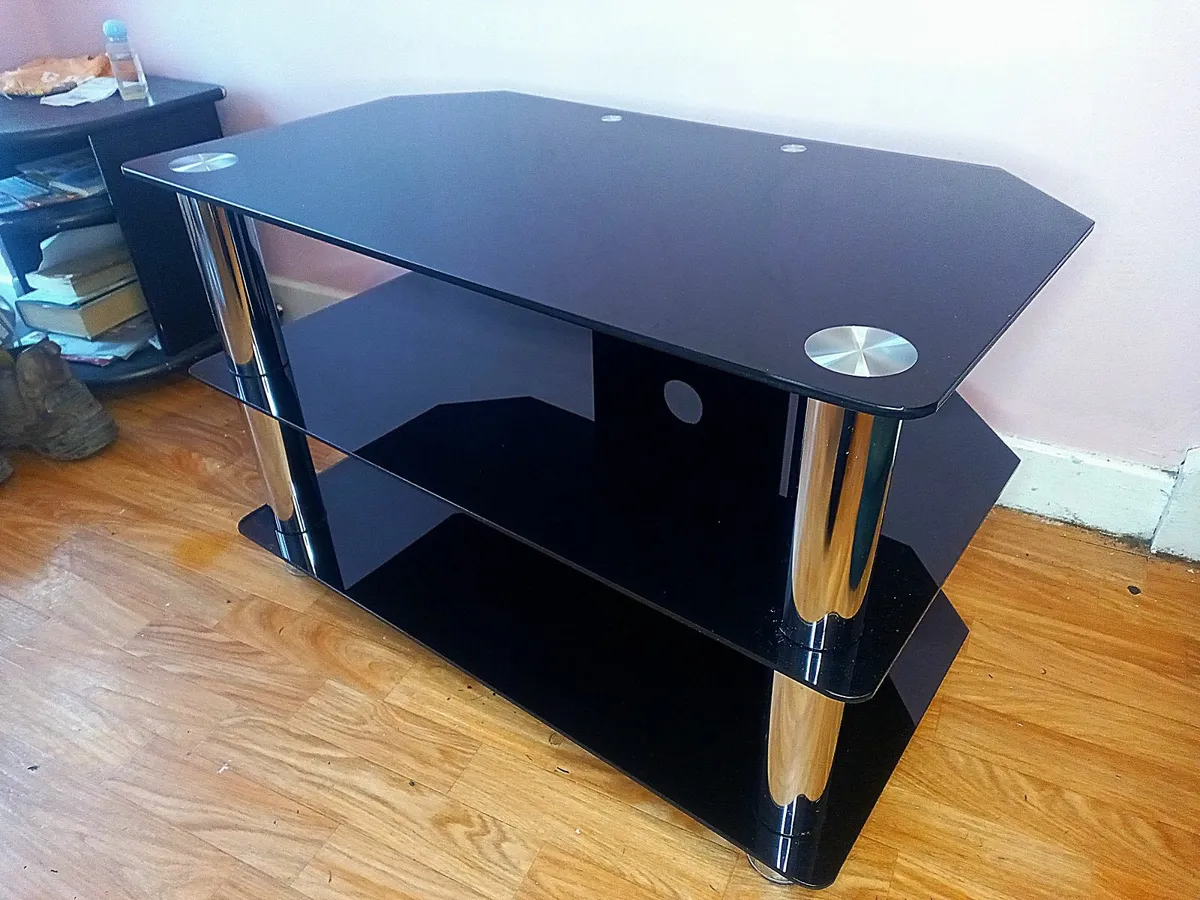 ▪️ Glass TV Unit - Modern Design ▪️ - Image 1