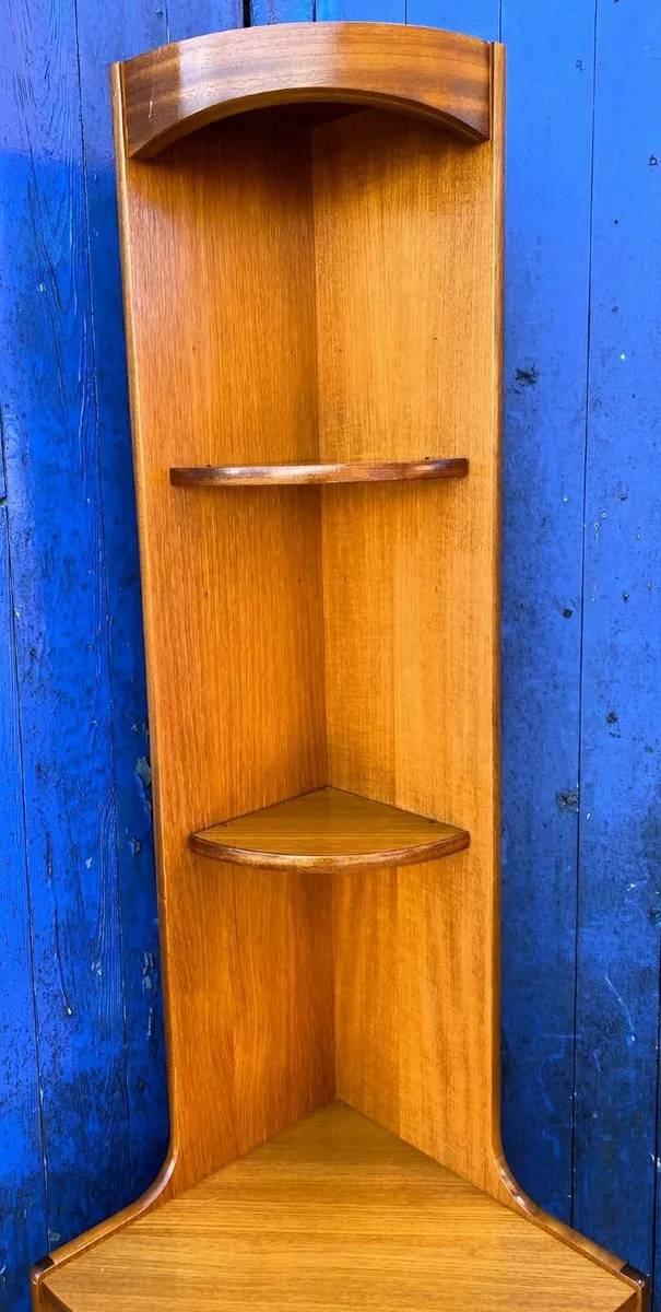 Nathan Teak Corner Cabinets - Image 3