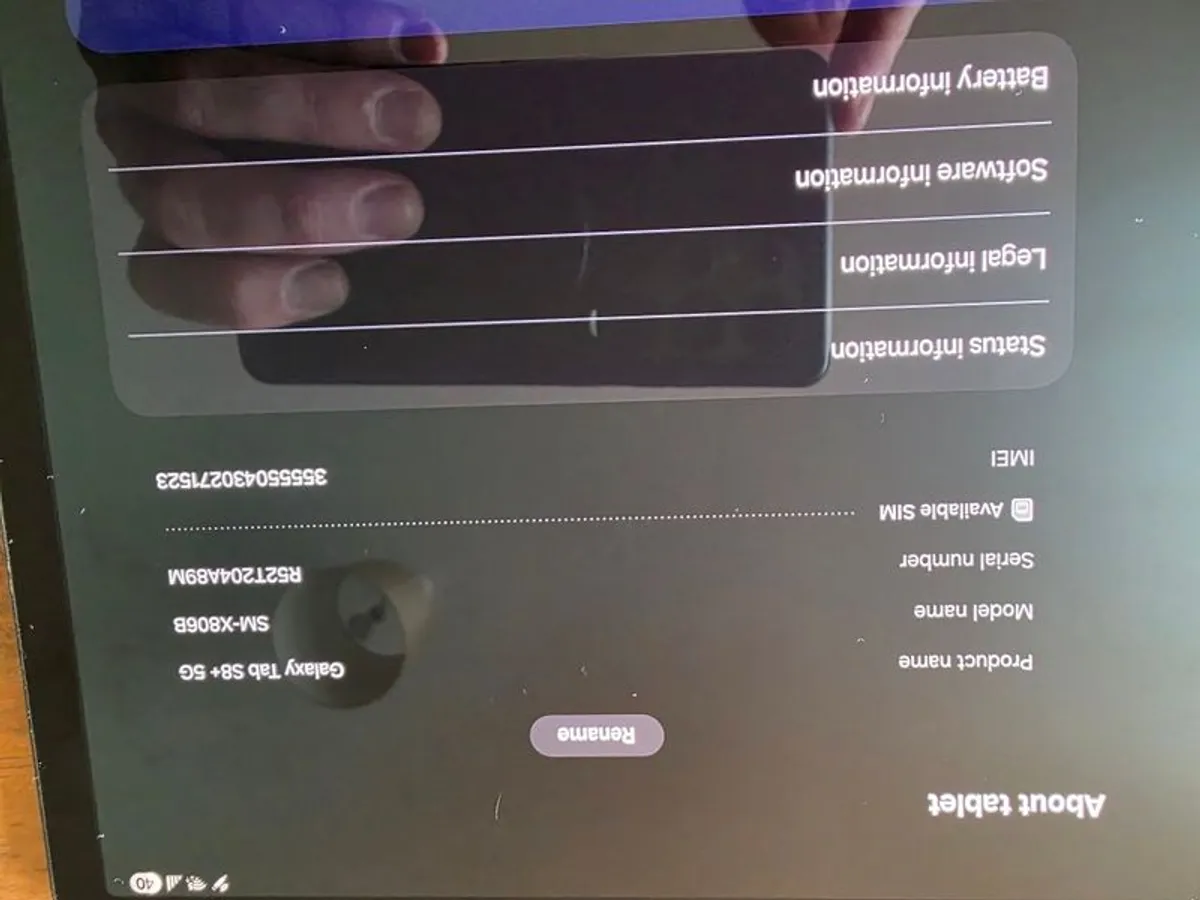 Samsung tab s8 plus 5g - Image 2