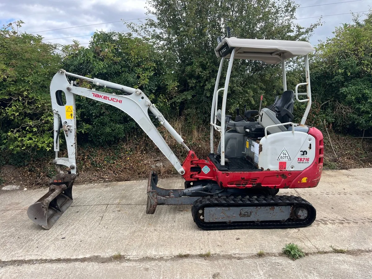 2016 Takeuchi Tb216 - Image 2