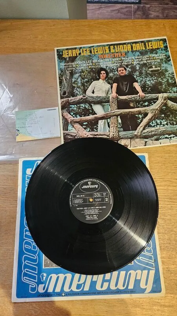 Vinyl Jerry Lee Lewis & Linda Lewis - signed - Image 1