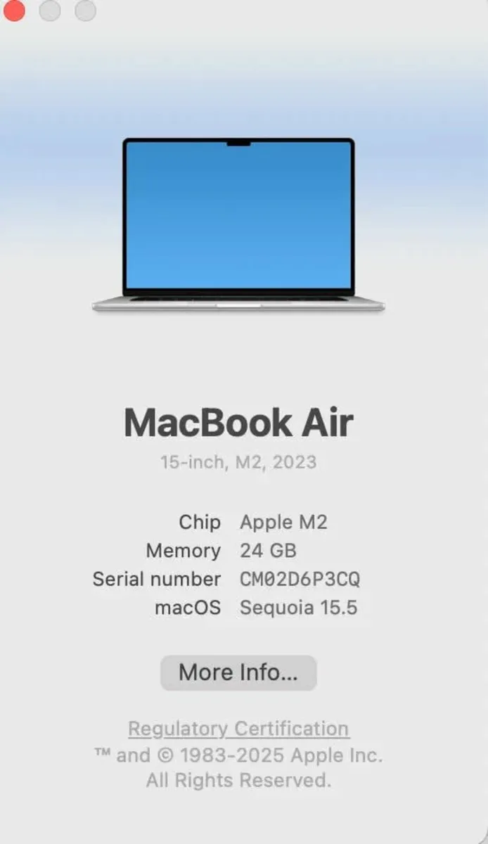 MacBook Air 15.3 2023 M2 24GB RAM 2TB SSD - Image 4