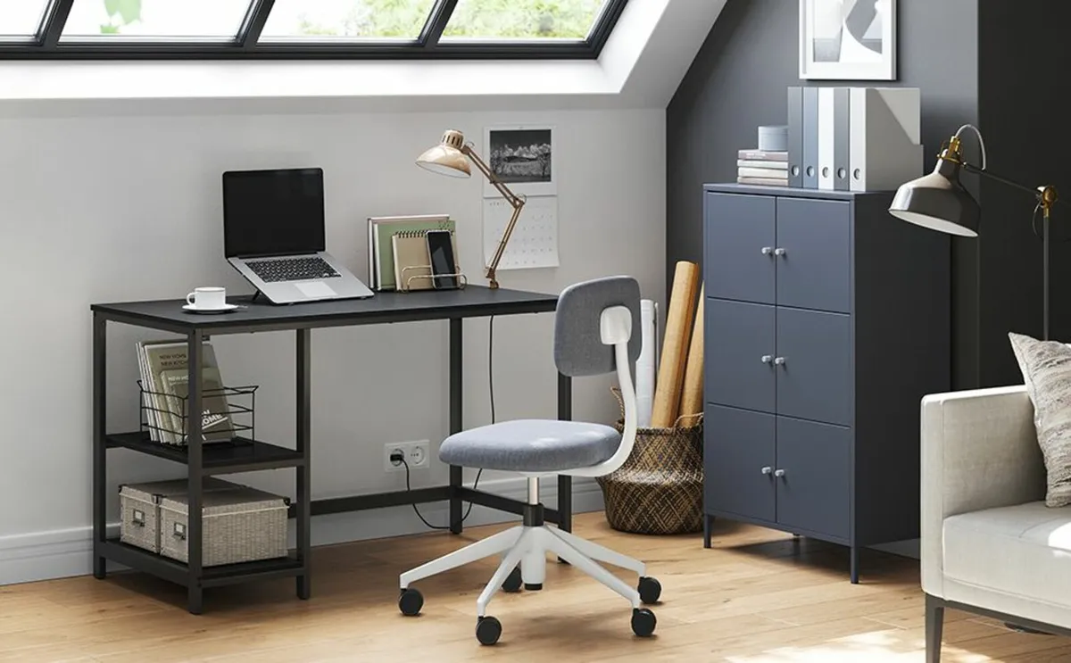 New home office desk with 2 shelves- FREE P&P - Image 2