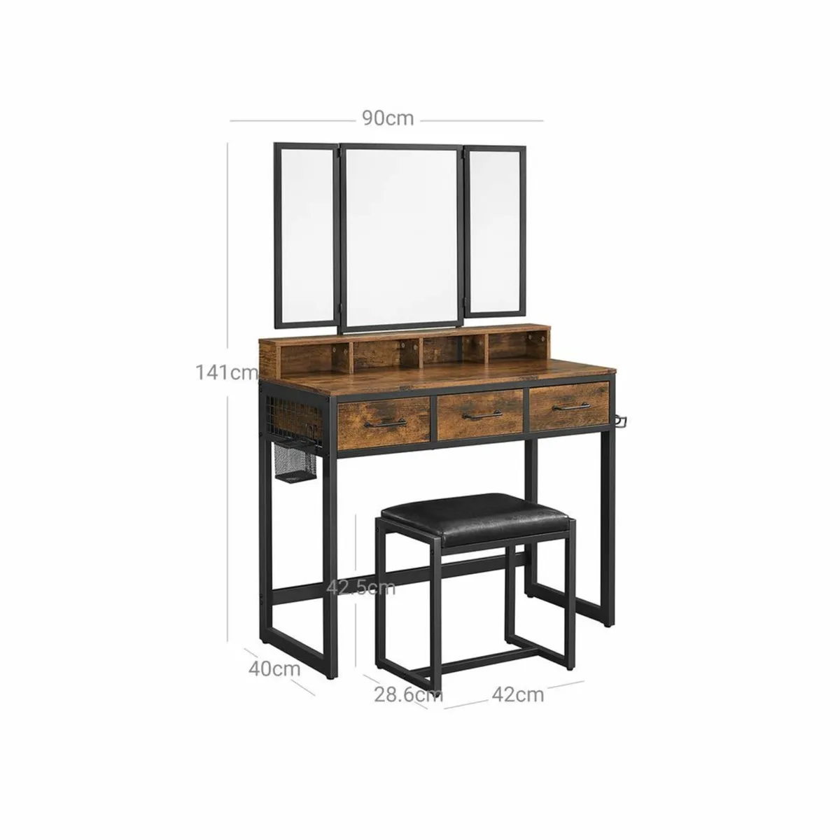 New vintage dressing table - FREE P&P - Image 3