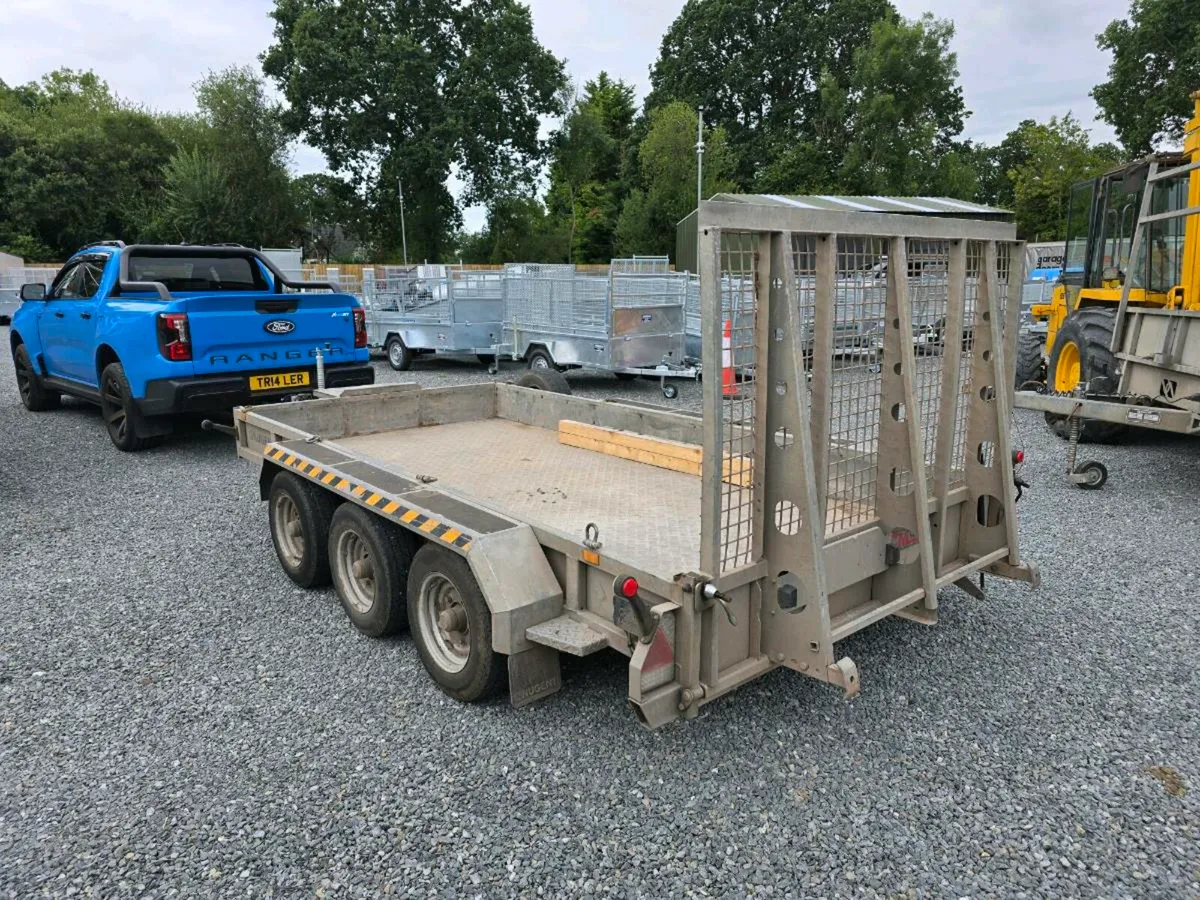 12x6 nugent plant trailer tri axle ally floor leds - Image 2