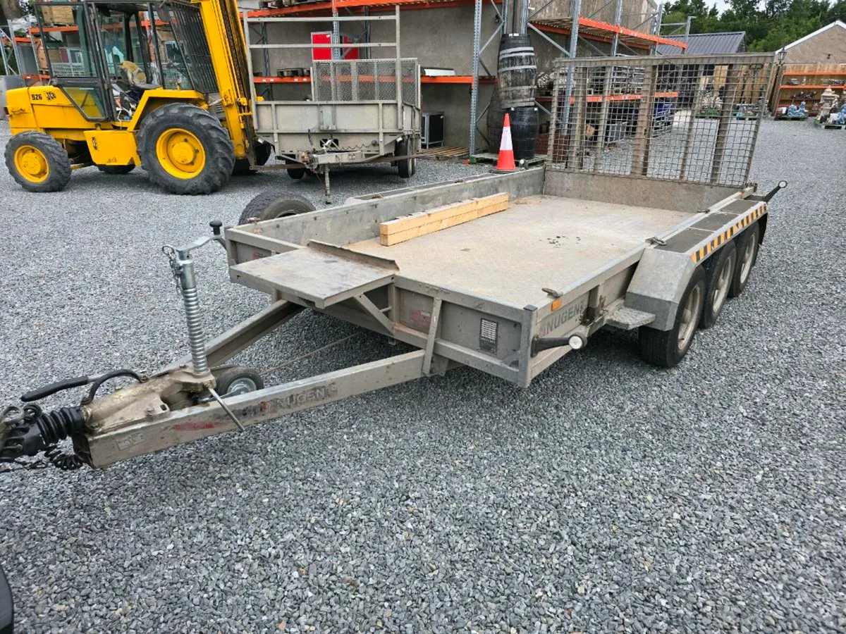 12x6 nugent plant trailer tri axle ally floor leds - Image 3
