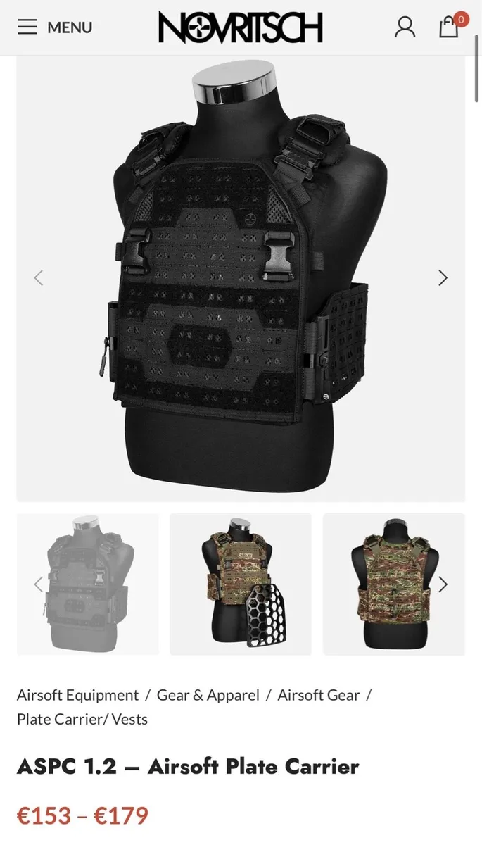 Norvitsch tactical vest Airsoft - Image 1