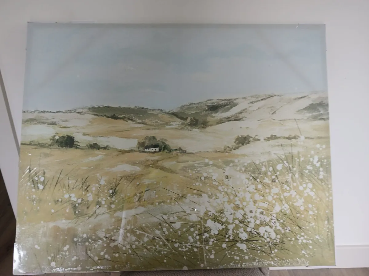 Canvas mounted print