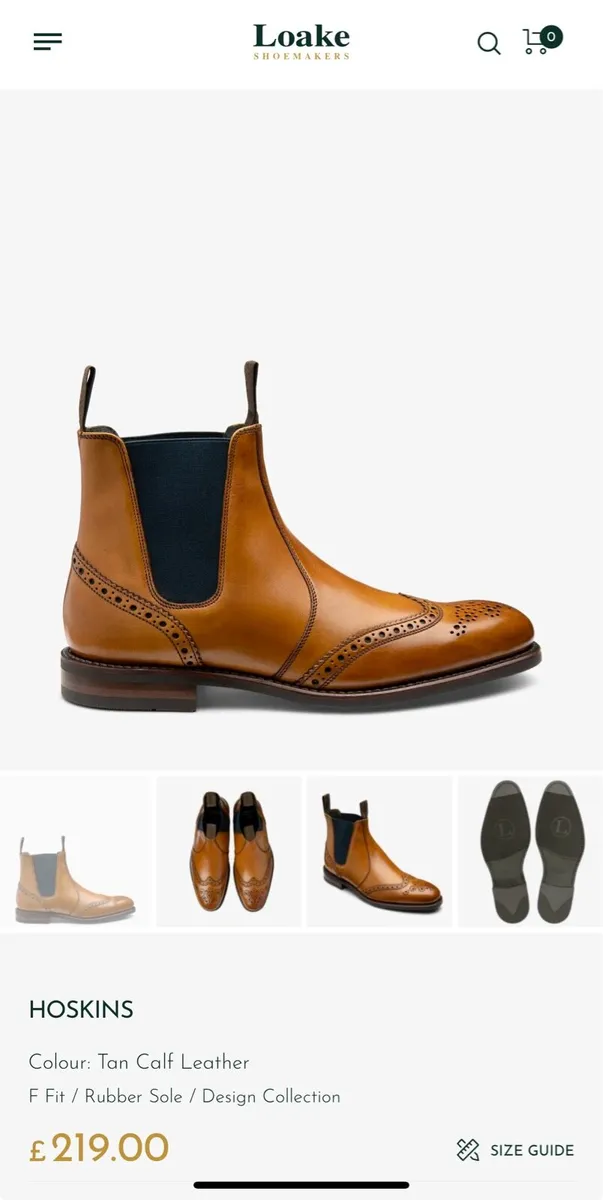 Loko Hoskins’ is a premium brogue Chelsea Boot - Image 2