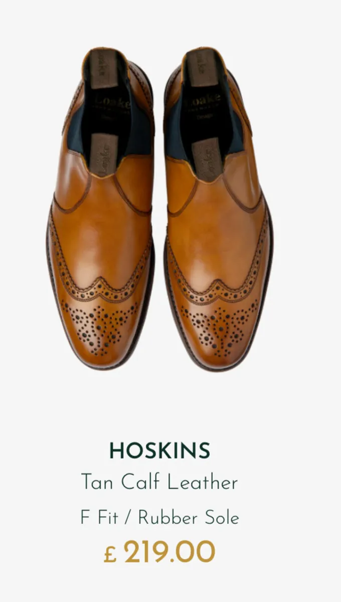Loko Hoskins’ is a premium brogue Chelsea Boot - Image 3