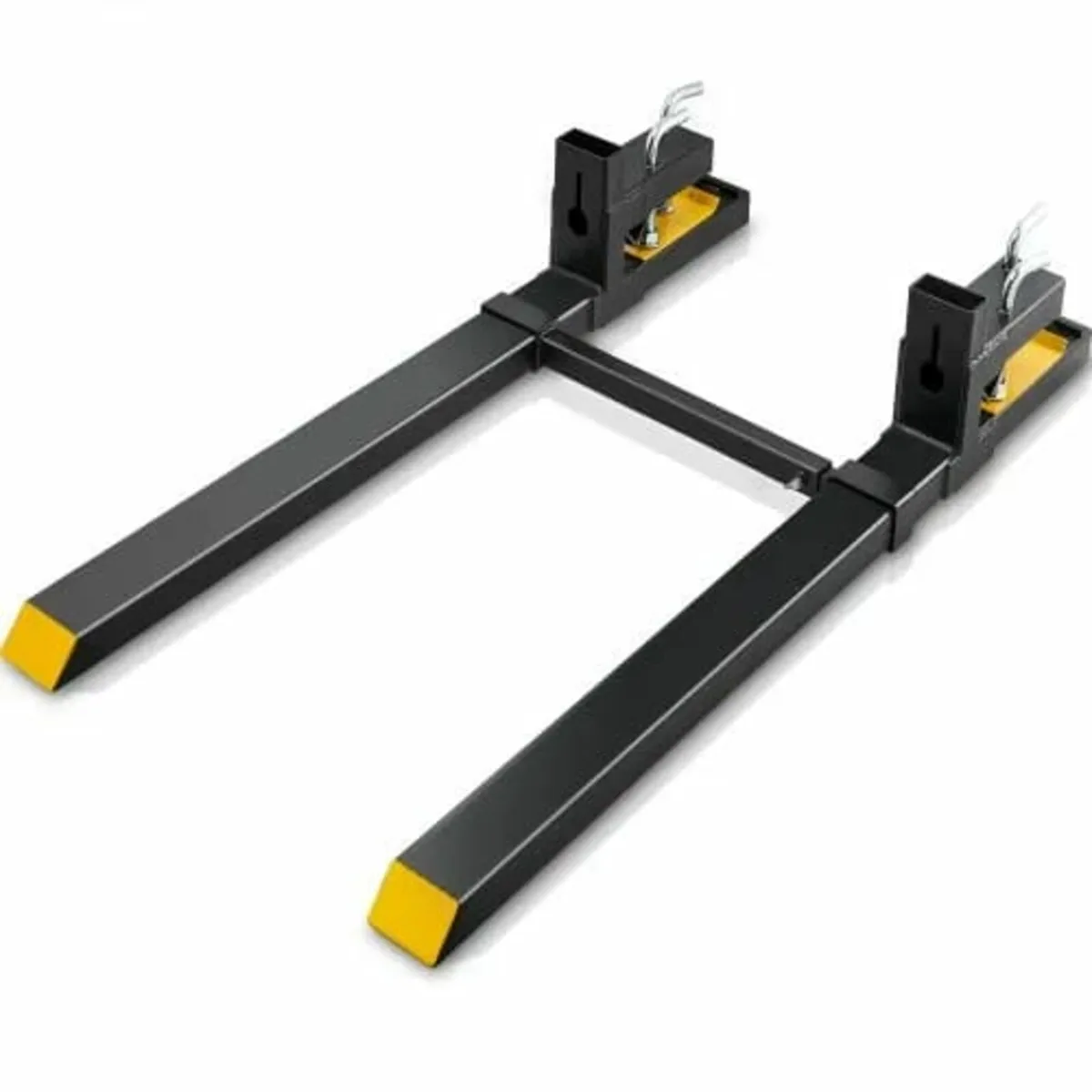 907.2kg Clamp on Pallet Forks, 109.2cm Total Lengt - Image 1