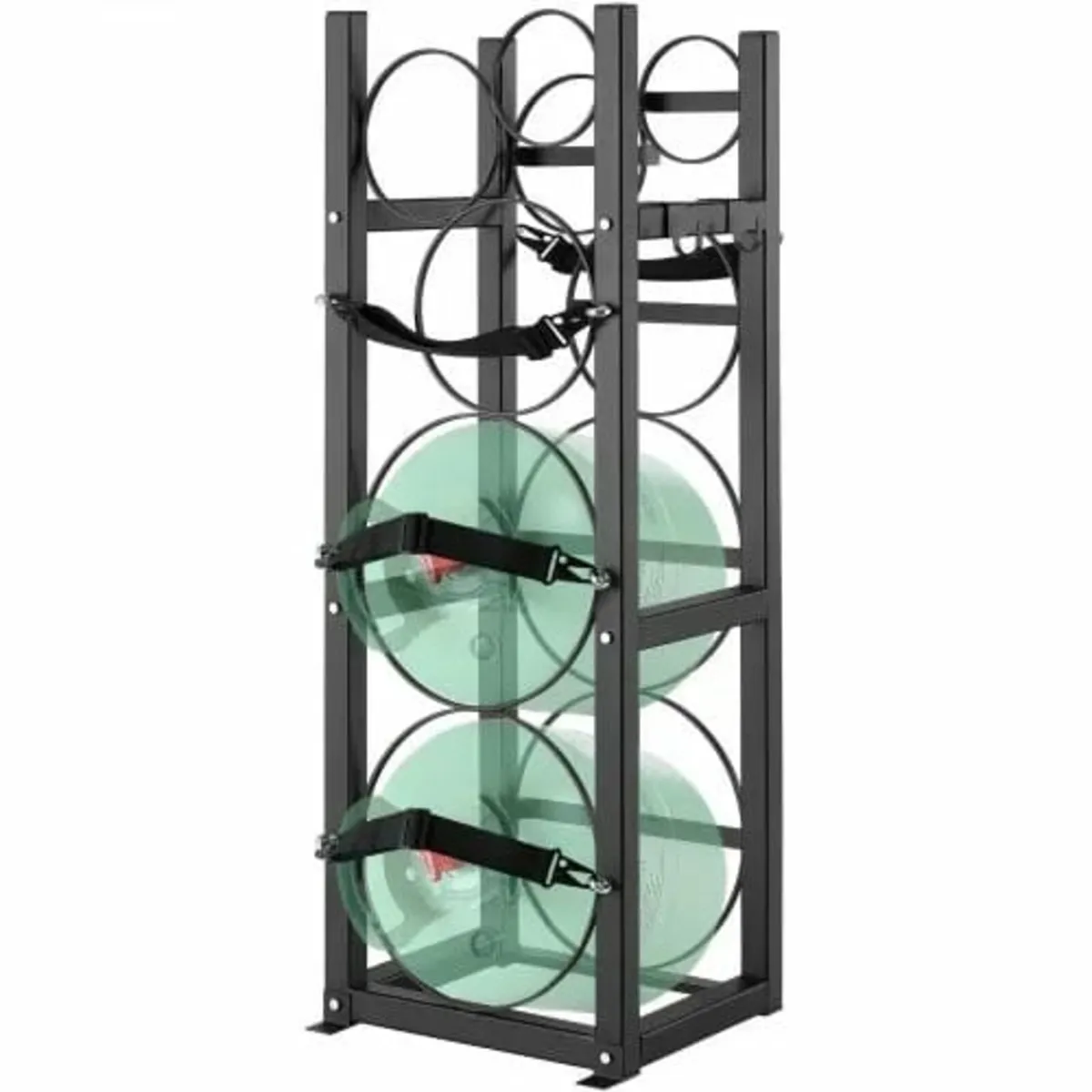 Refrigerant Tank Rack, with 2 x 30lbs and Other 3 - Image 1