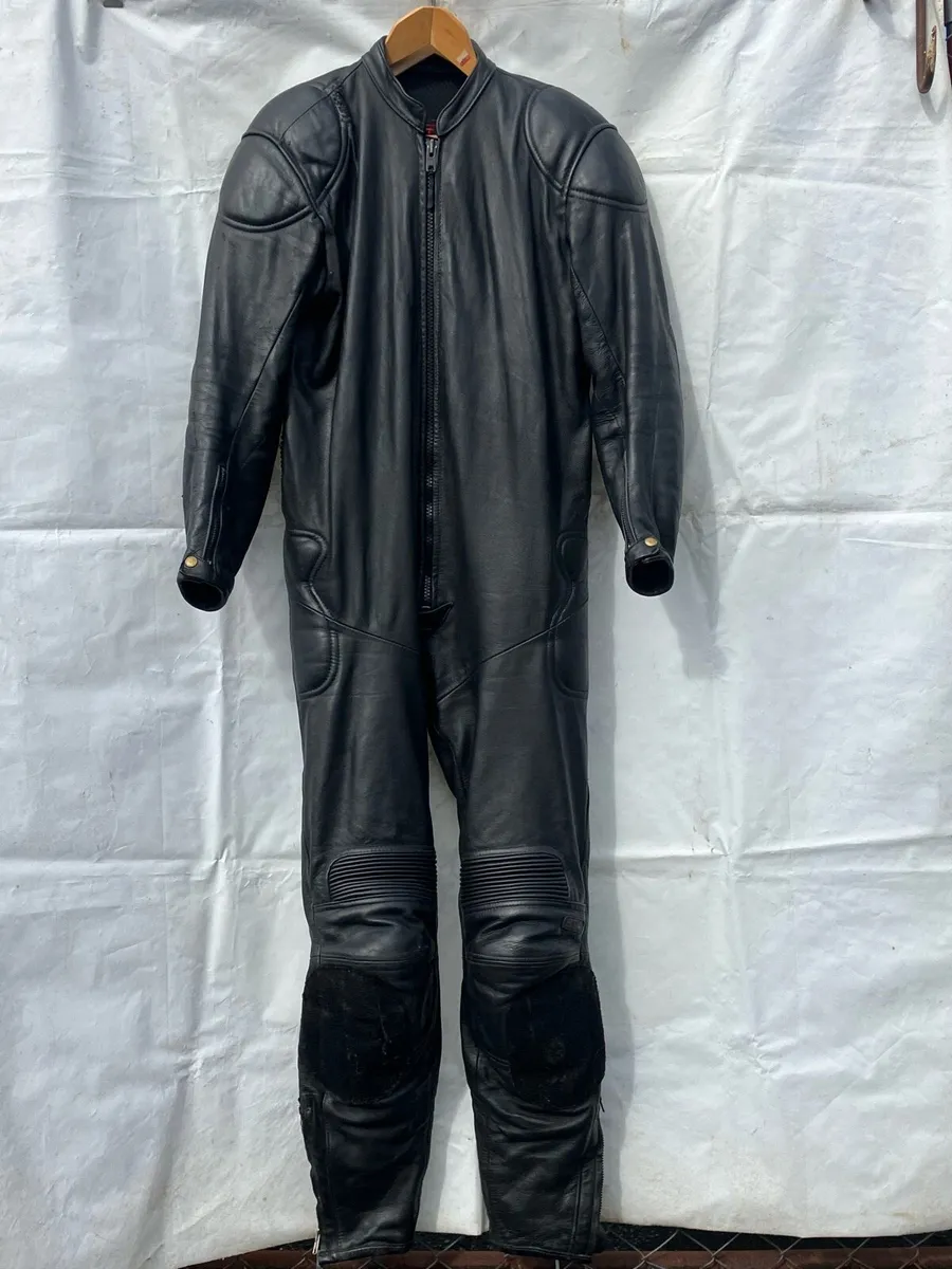 BTK One Piece Heavy Duty Leather Motorcycle Suit - Image 1
