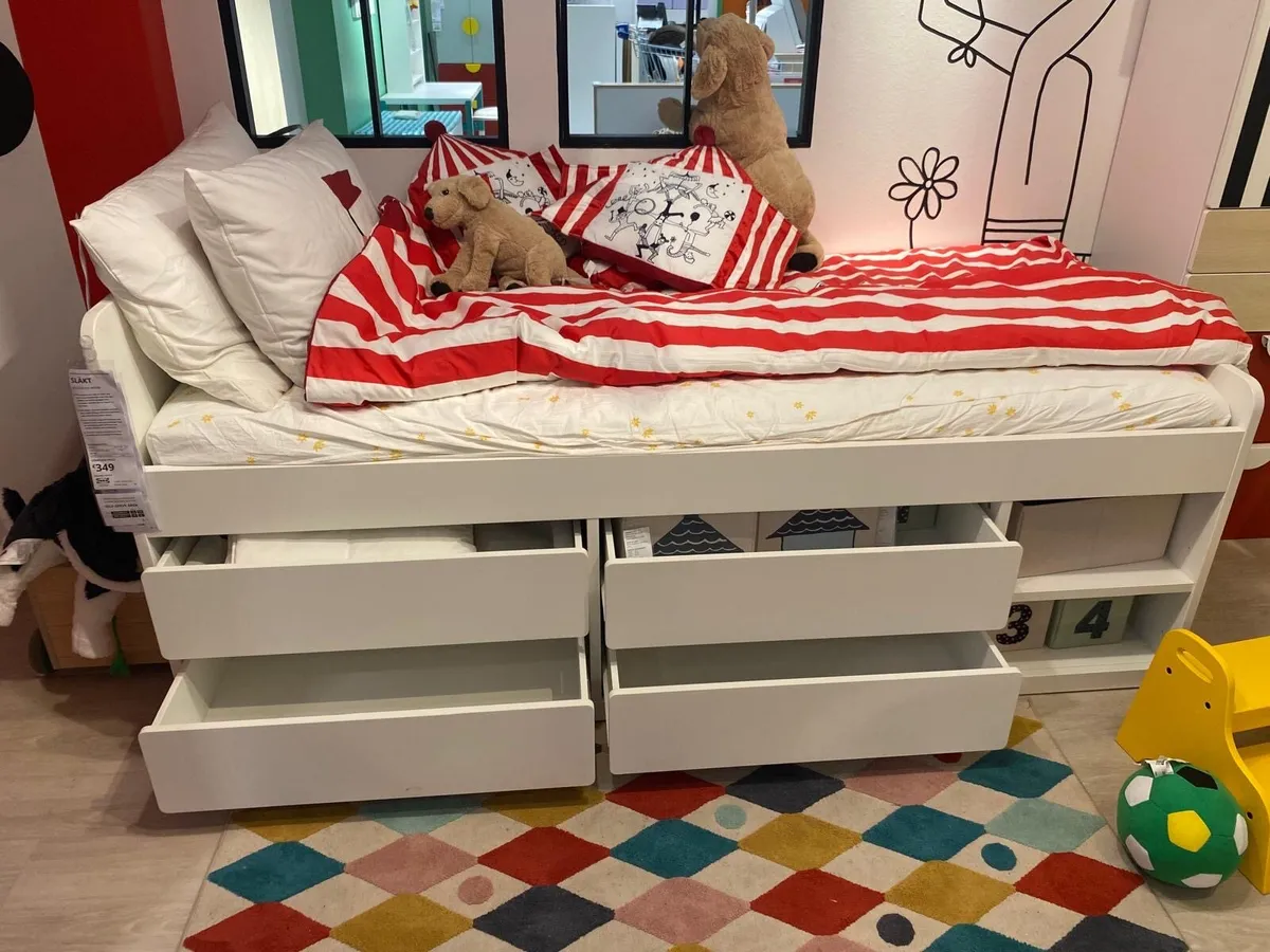 IKEA bed and mattress - Image 1