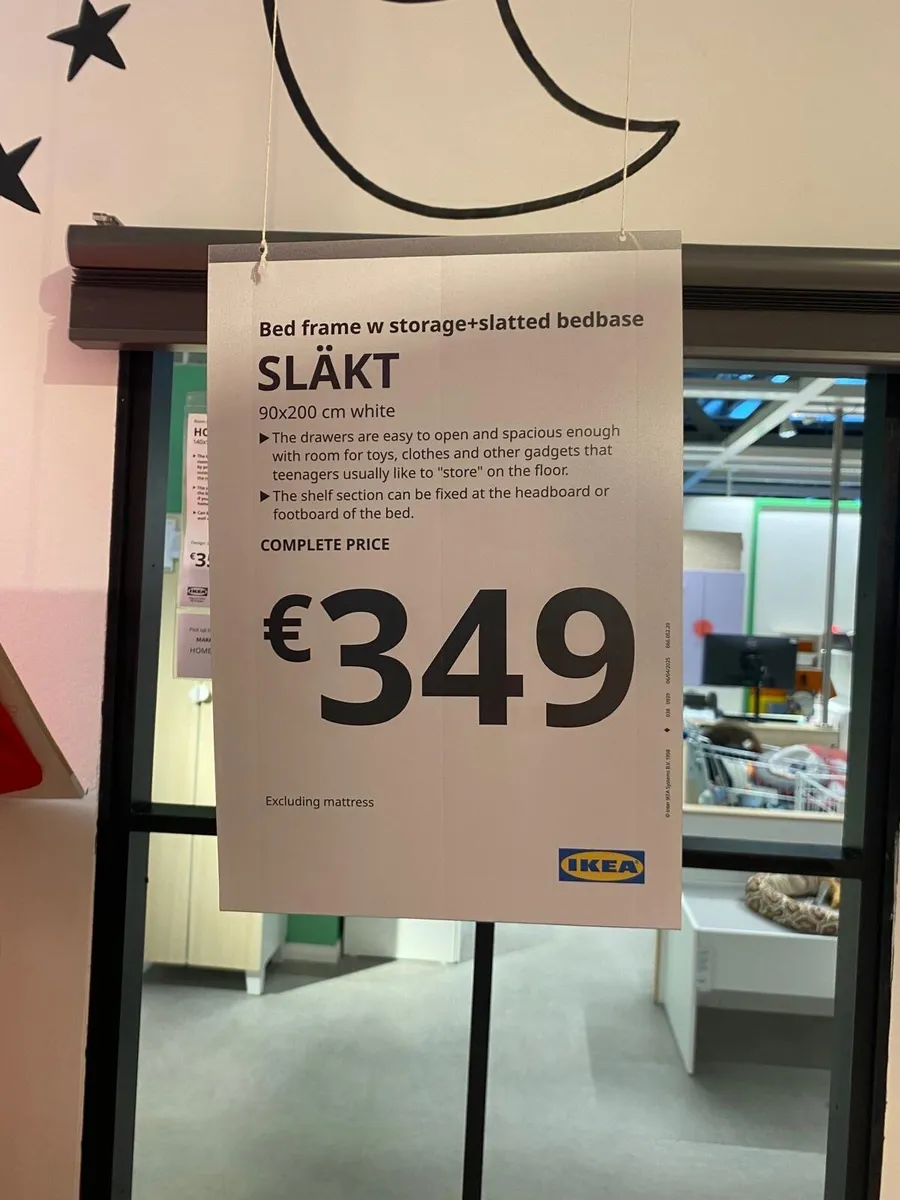 IKEA bed and mattress - Image 2