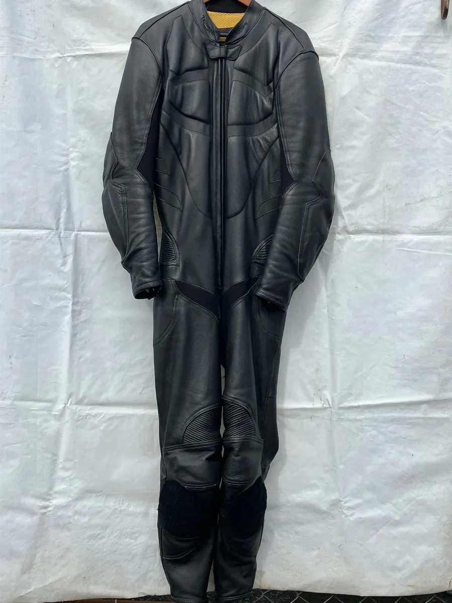 Triumph One Piece Leather Motorcycle Suit - Image 1