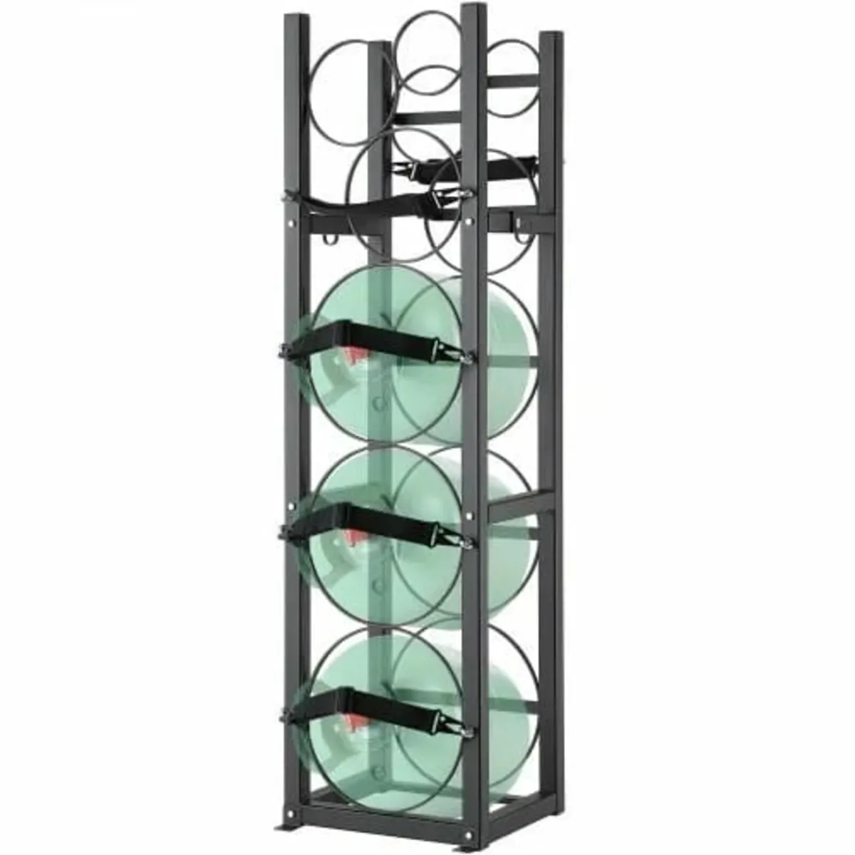 Refrigerant Tank Rack, with 3 x 30lbs and Other 3 - Image 1