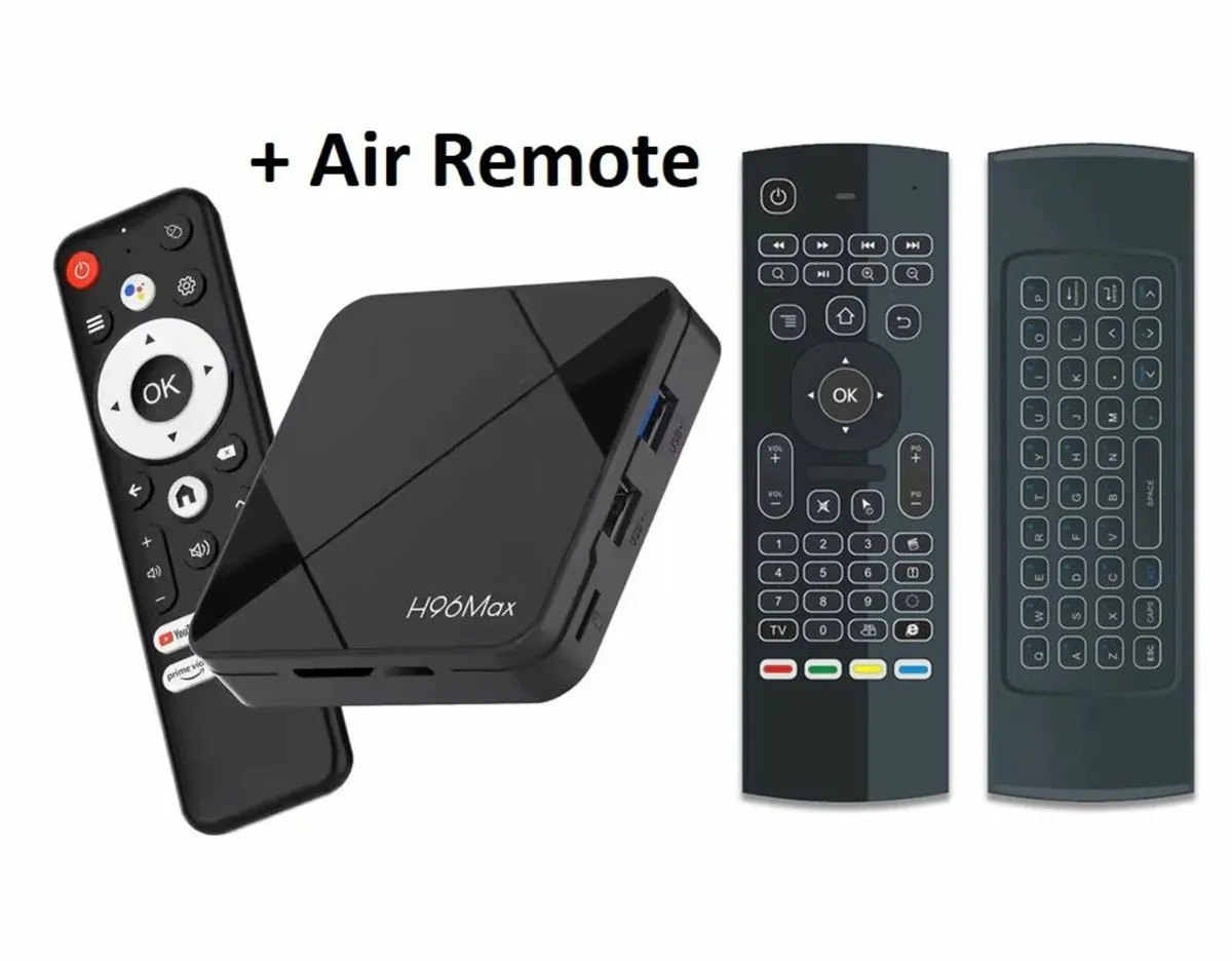 H96MAX 2-16 Android 14 BT Remote +Backlit Airmouse - Image 1
