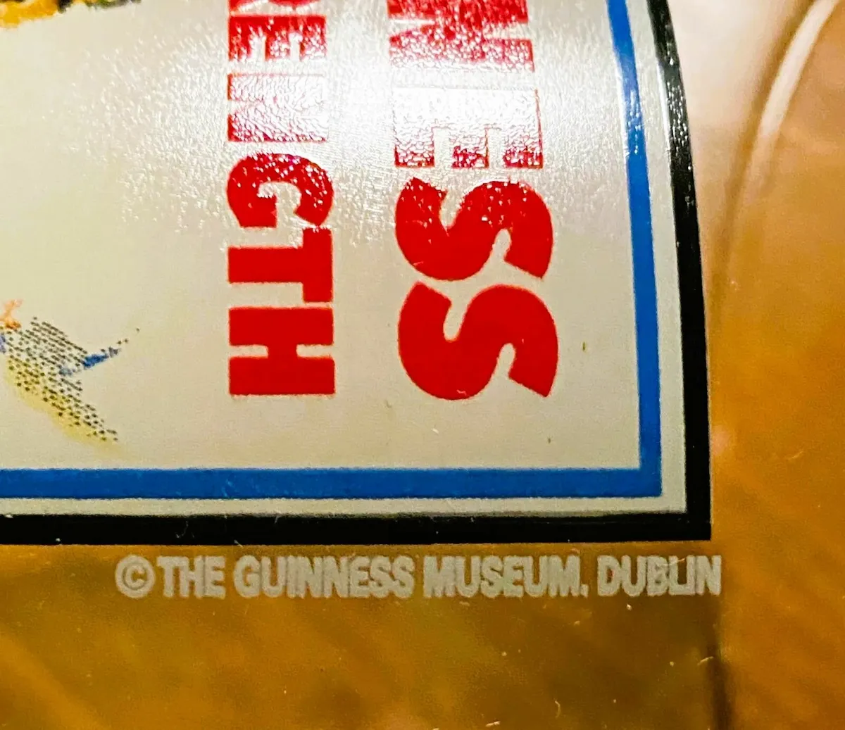 24 Guinness Pint Glasses ' Guinness for Strength' - Image 2