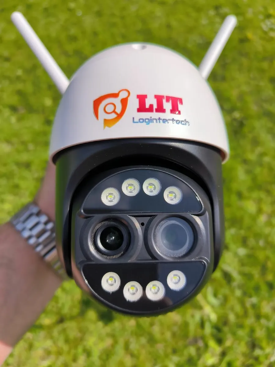 8MP Dual Lens WiFi PTZ Camera with 8X Zoom - Image 1