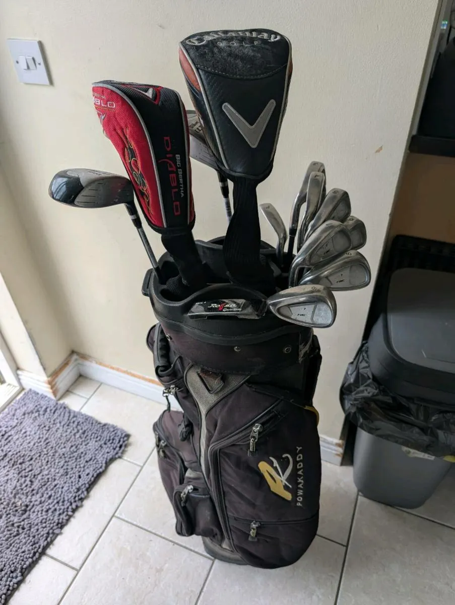 TaylorMade & Callaway left handed Golf clubs set - Image 1