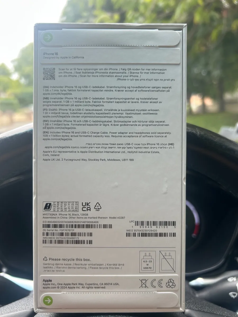 Iphone 16 black 128 gb - Image 2