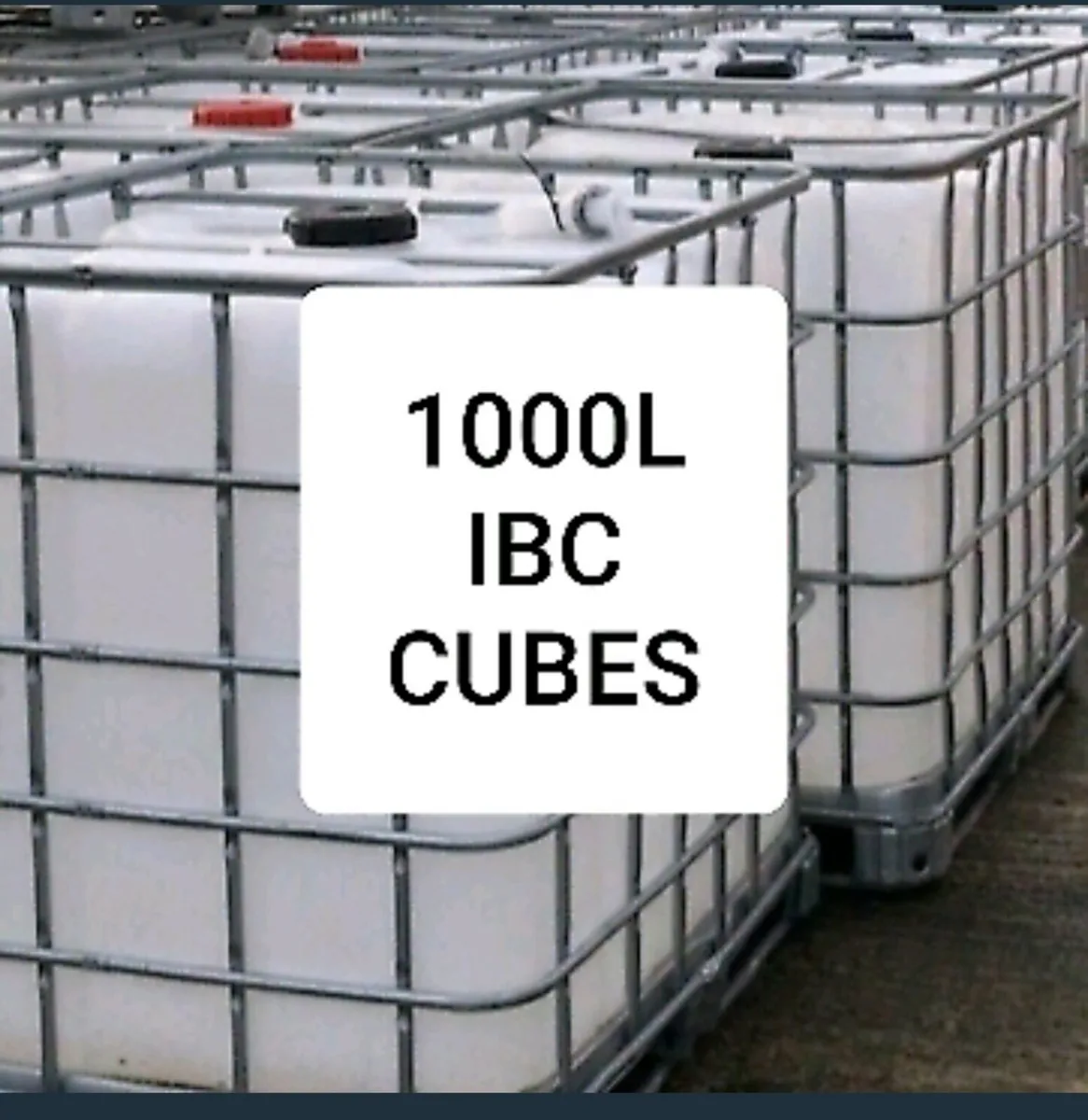 1000L IBC PLASTIC CONTAINERS FOR SALE