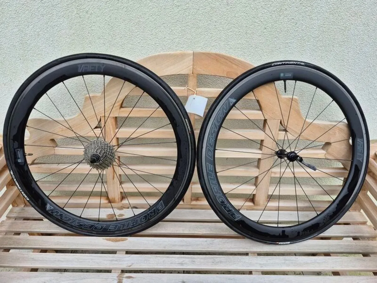 Profile Design Fifty Full Carbon Clincher Wheelset - Image 1