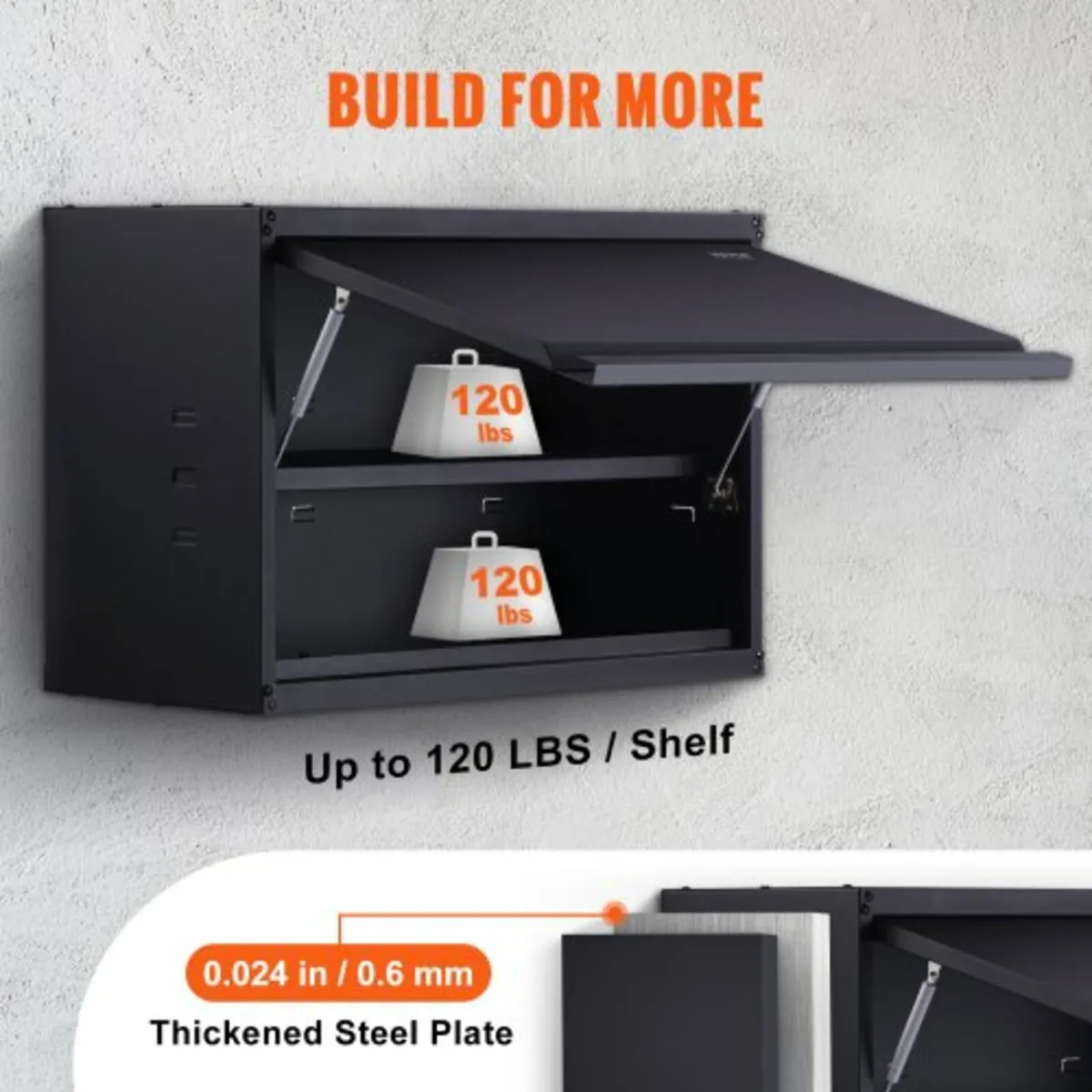 Metal Storage Cabinet, 54.4 kg Load Capacity per - Image 3