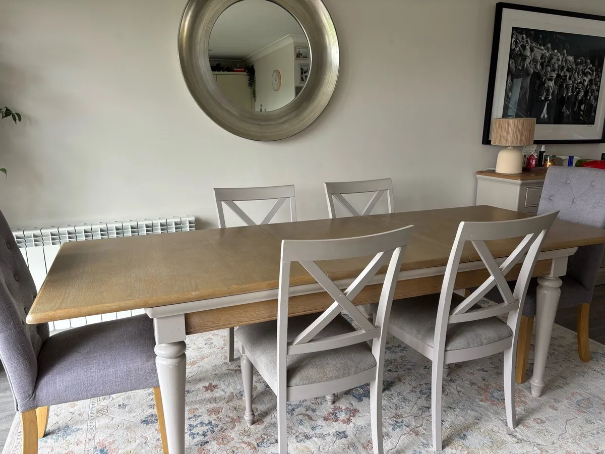 Extendable Dining Table & Chairs - Image 2