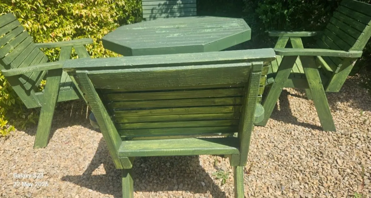 Garden Table/Chairs - Image 2