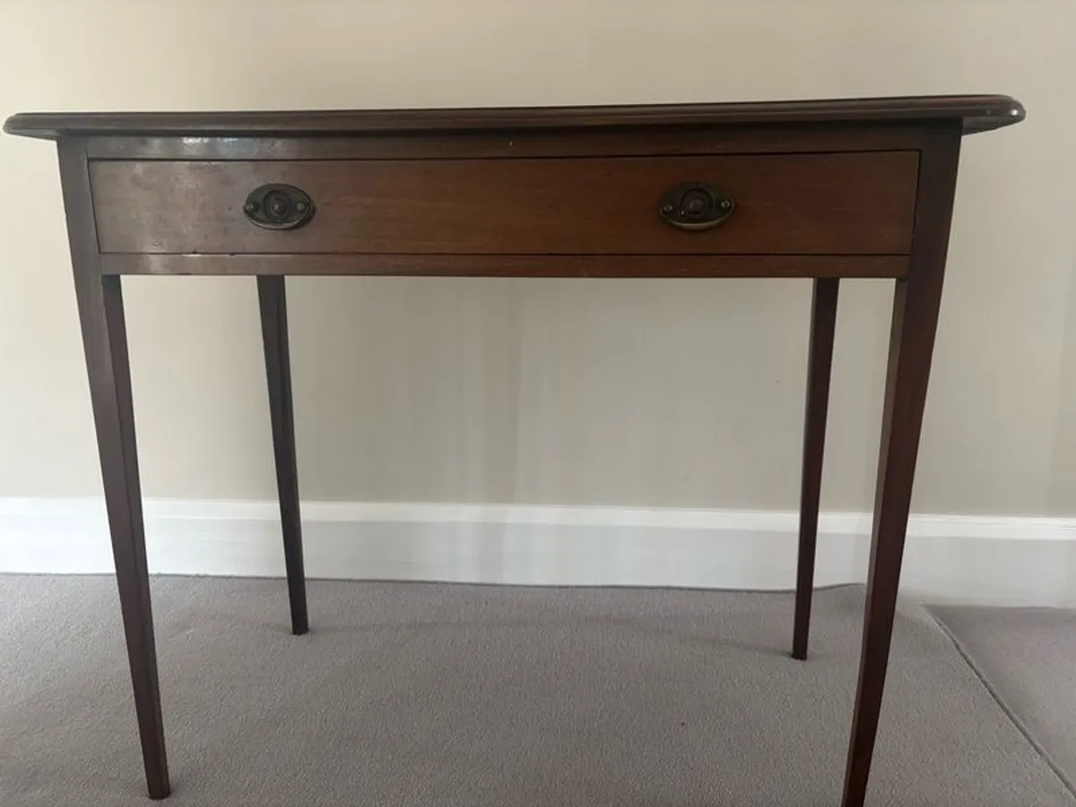 Mahogany antique side table - Image 1