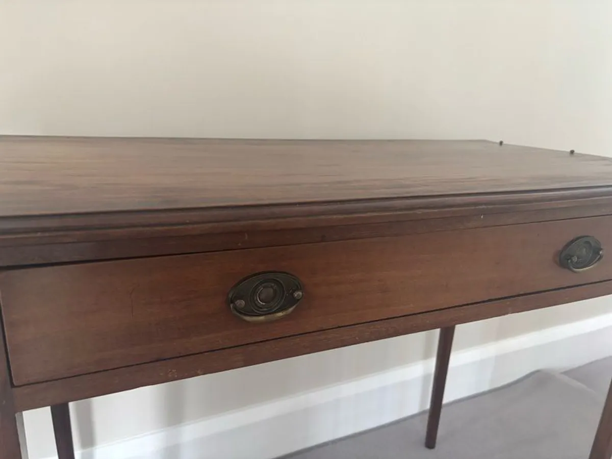 Mahogany antique side table - Image 3