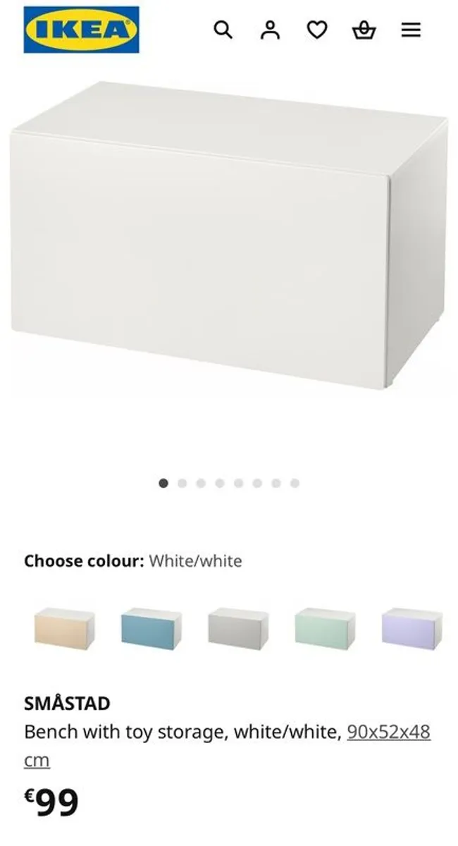IKEA toy storage / bench