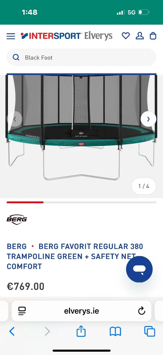 Berg Trampoline with Surround - Image 2