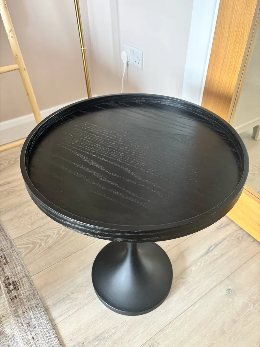 2 Black Scandi Side Tables - Image 4