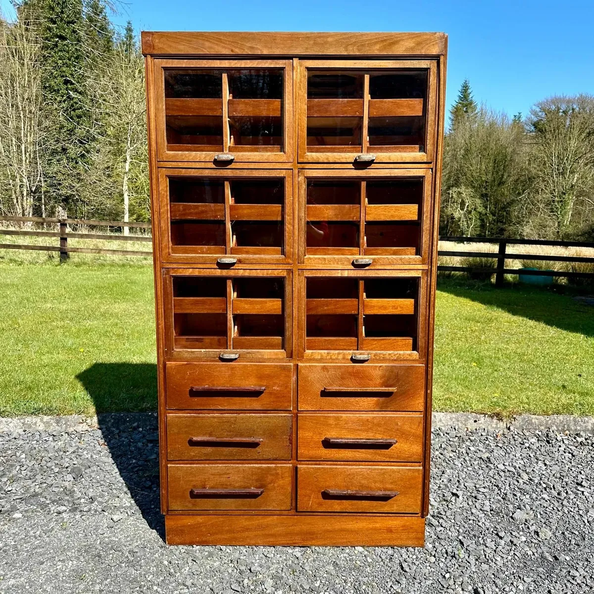 Vintage Haberdashery Display Storage Unit / 1930s - Image 1