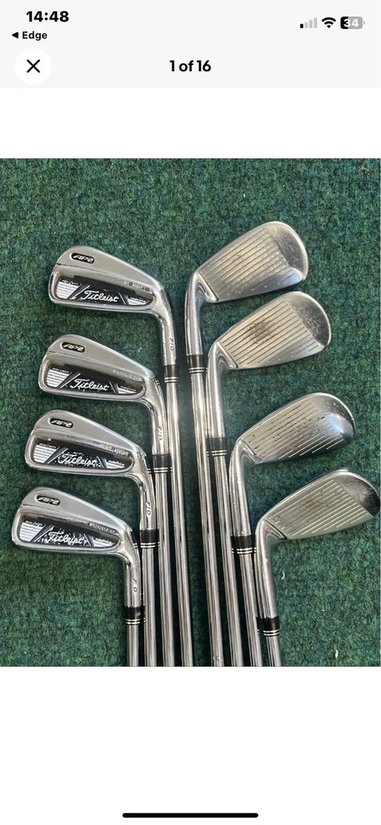 Left handed irons