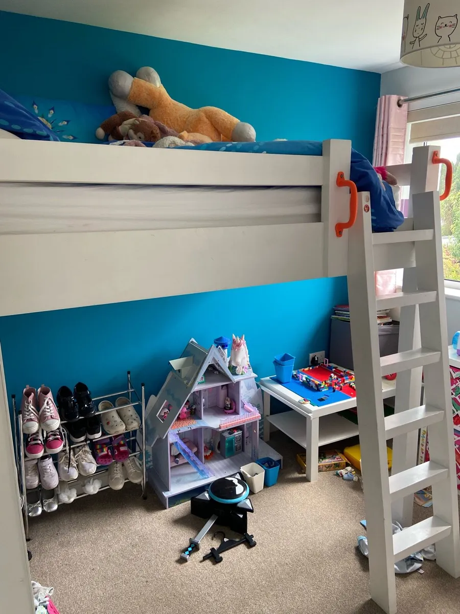 Hand Made Kids high Sleeper Bed - Image 1