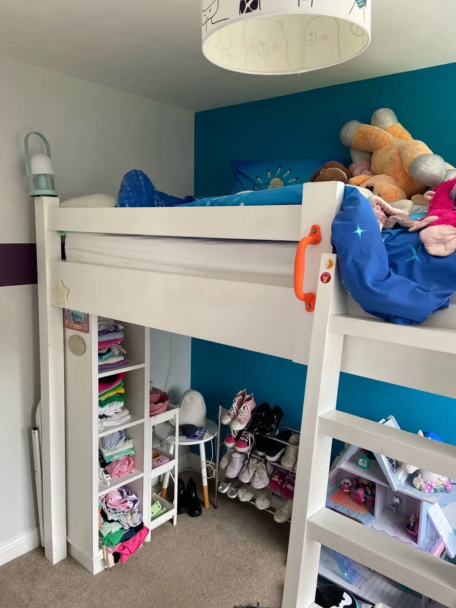 Hand Made Kids high Sleeper Bed - Image 2