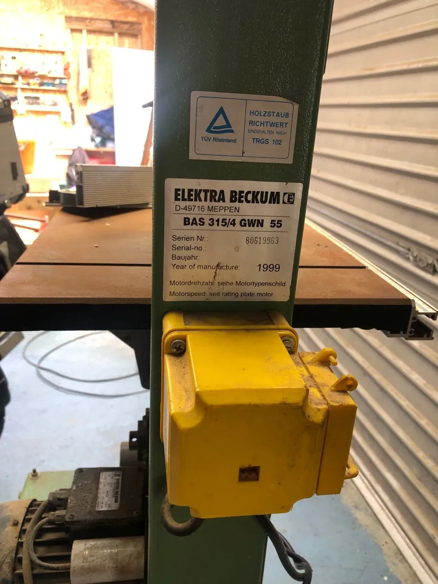 Bandsaw   Elektra Beckum - Image 4