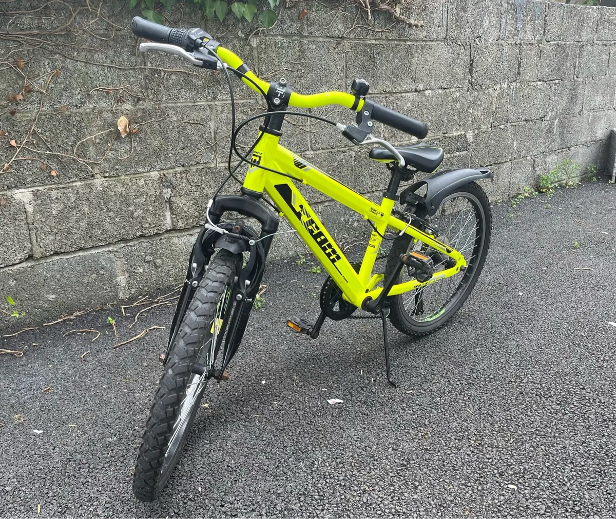 20 Inch Team kids Mountain Bike Yellow - Image 1