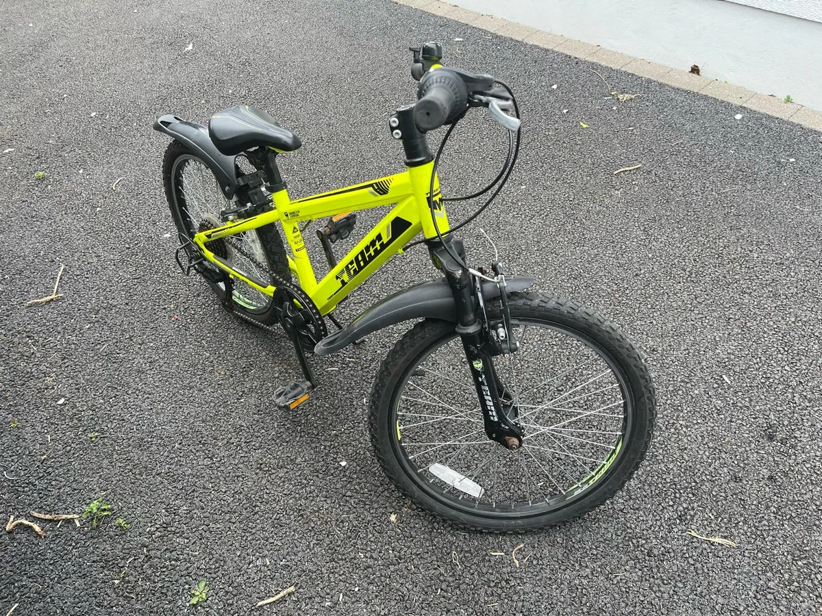 20 Inch Team kids Mountain Bike Yellow - Image 2