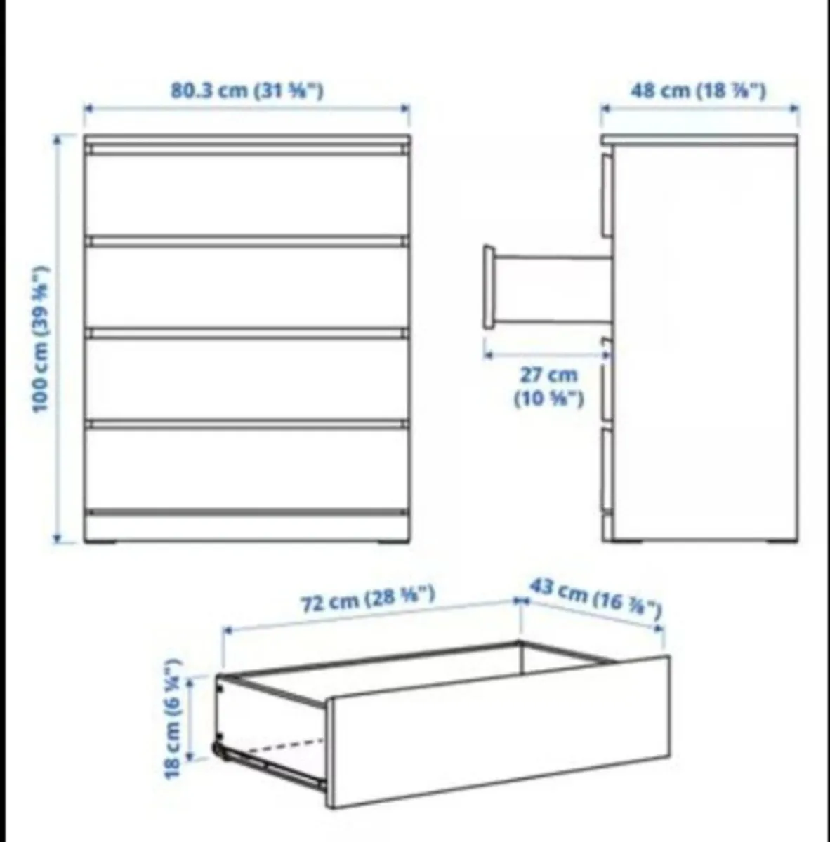 Chest of drawers - Image 4