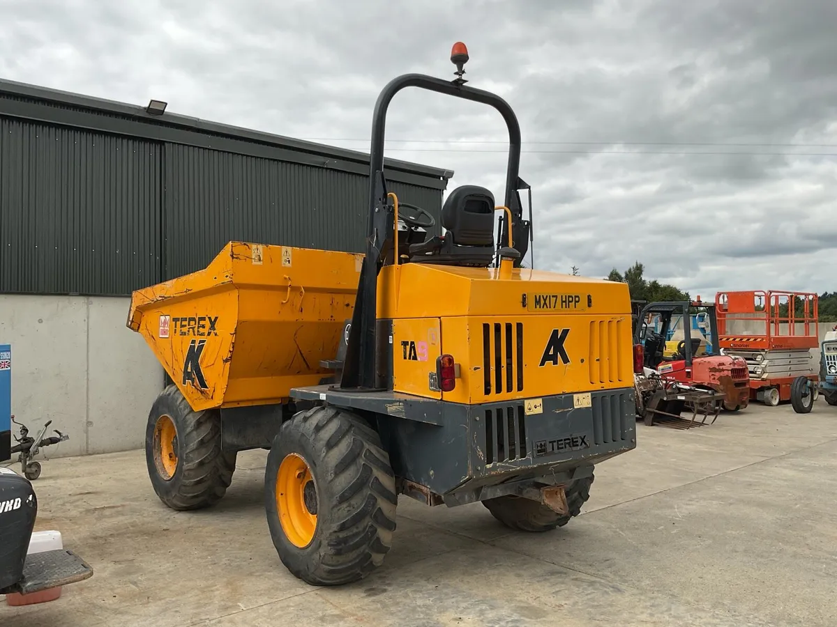2017 Terex 9 Tonne dumper - Image 3