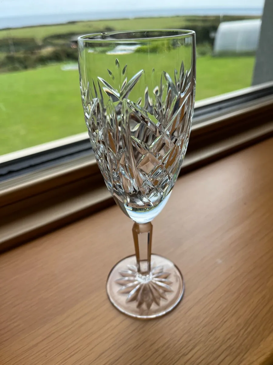 Waterford Crystal toasting flutes