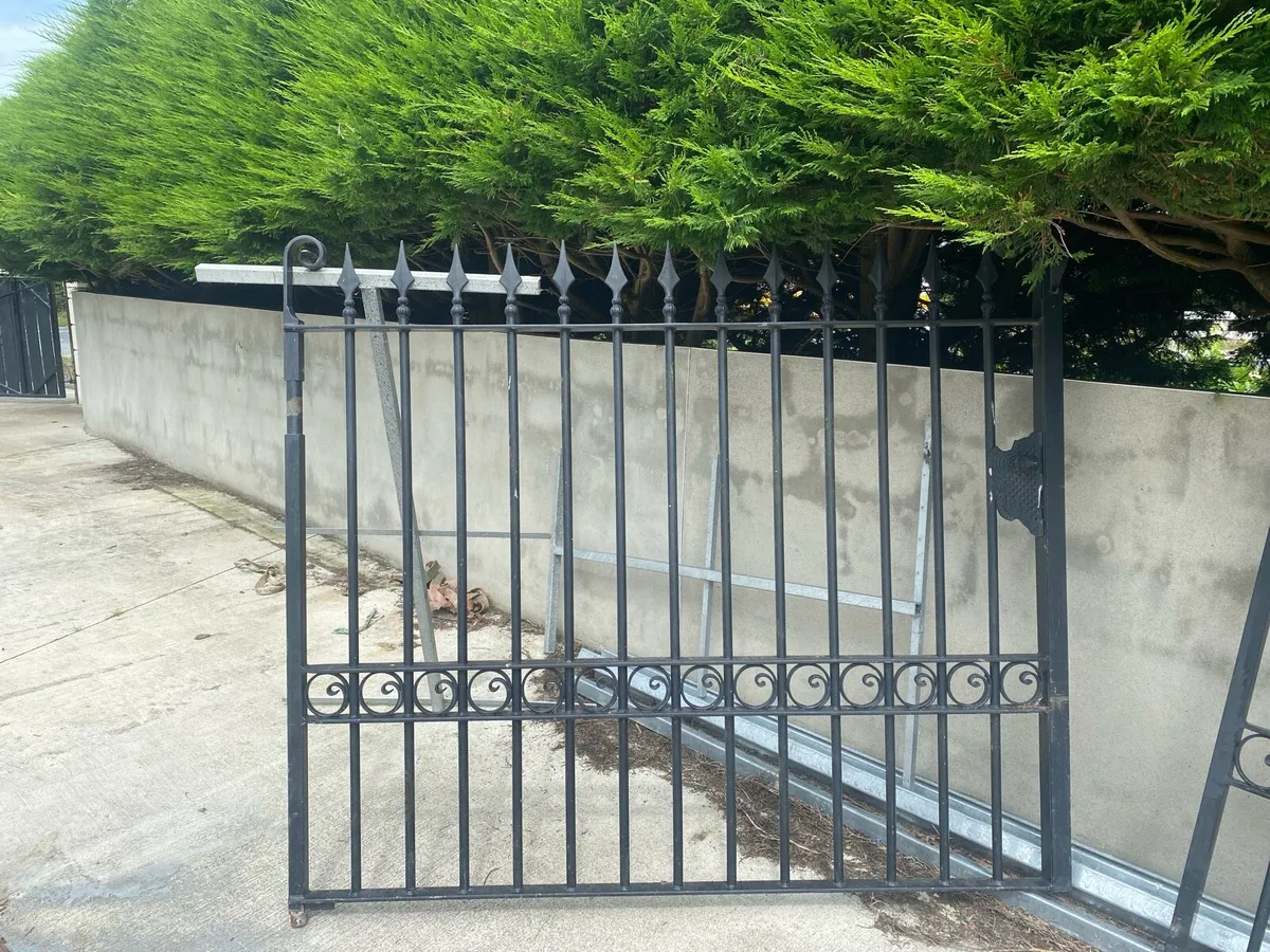 Solid Wrought iron gates - Image 1