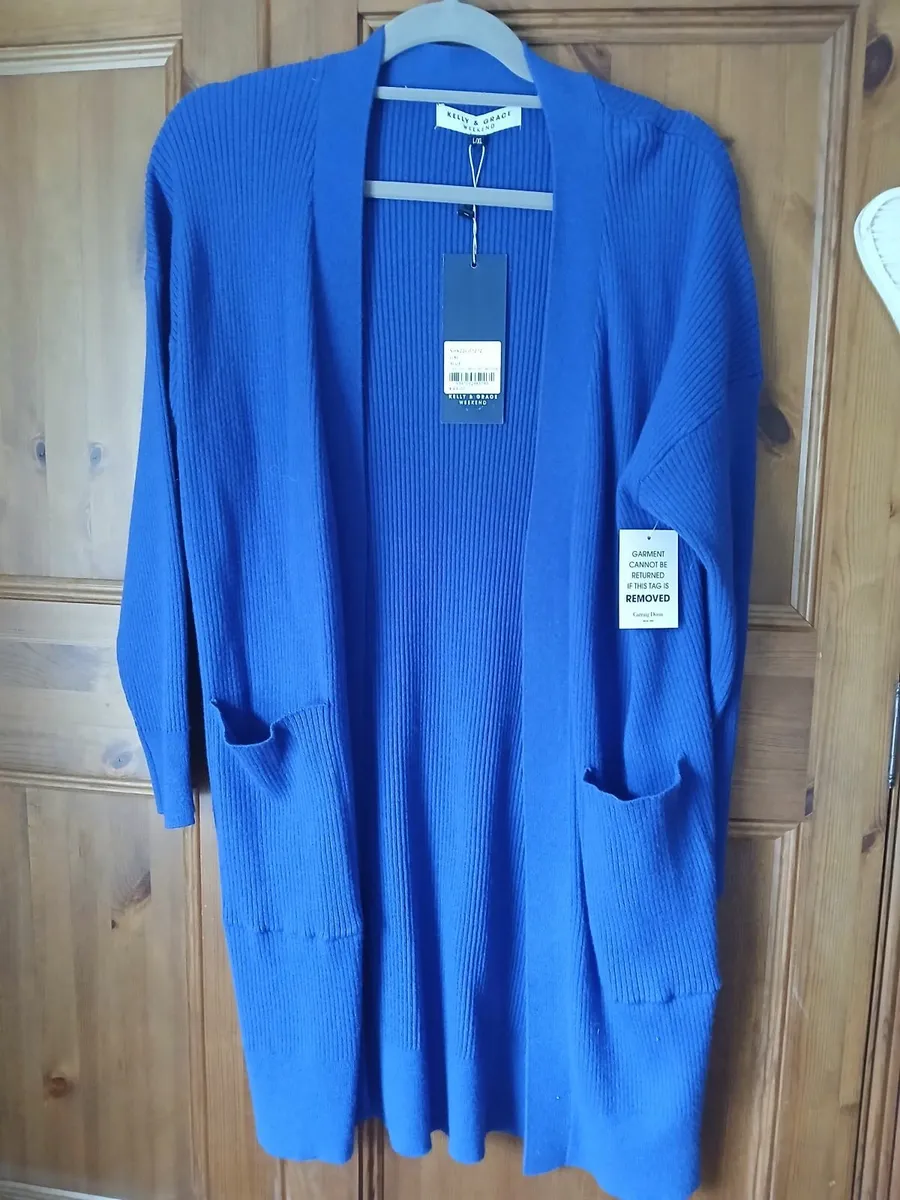 Cobalt blue cardigan - NEW - Image 1