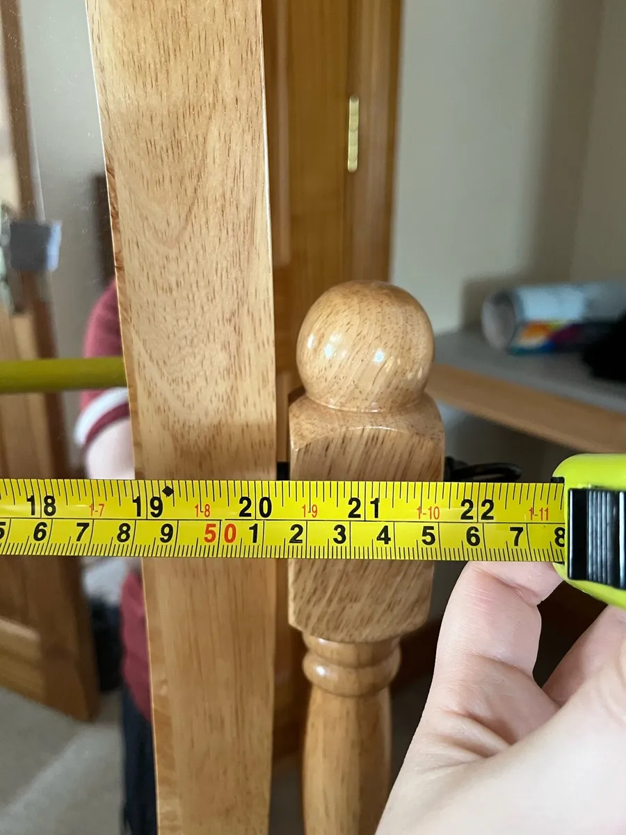 Pine free standing mirror - Image 4