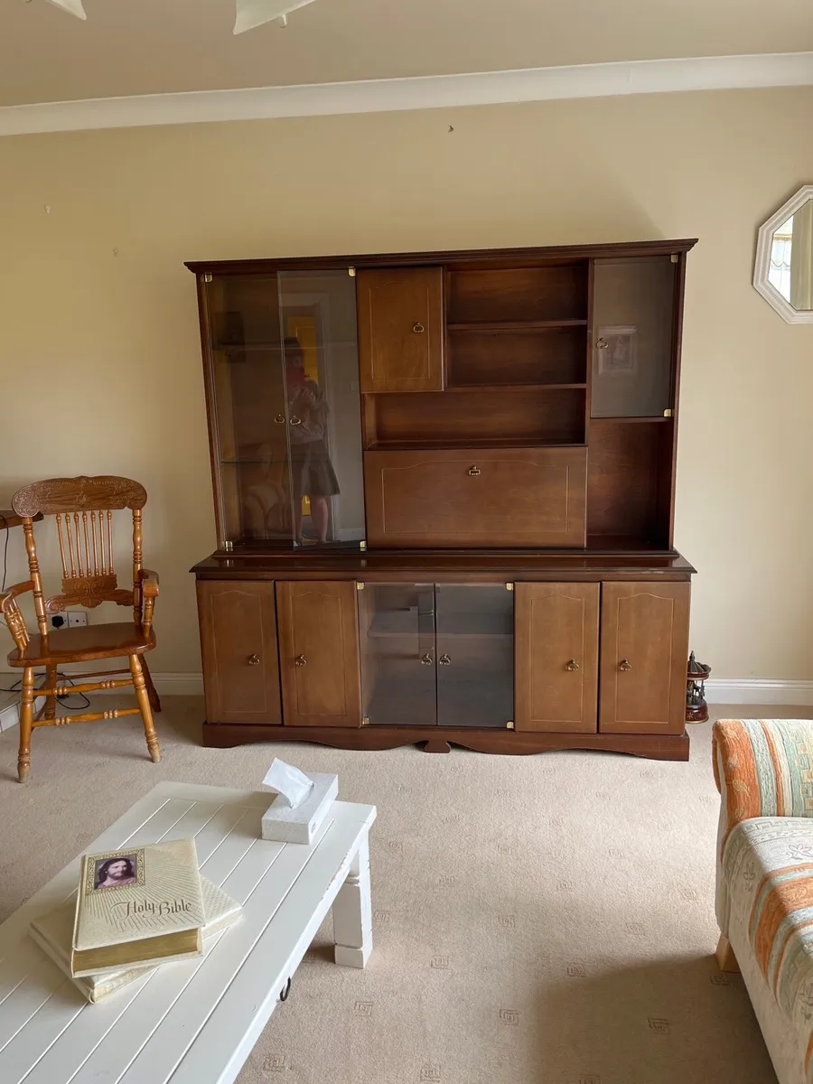 Solid Mahogany display unit - Image 1